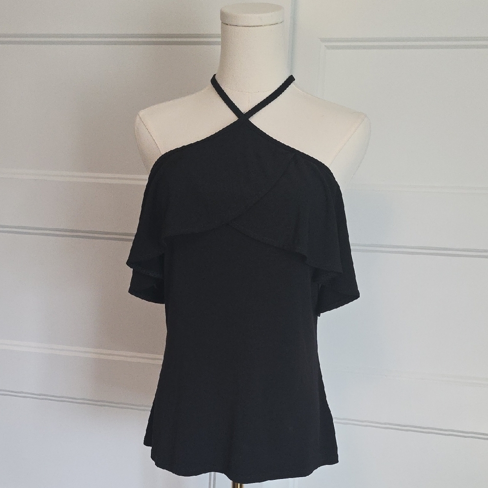 Express Black Off-Shoulder Blouse